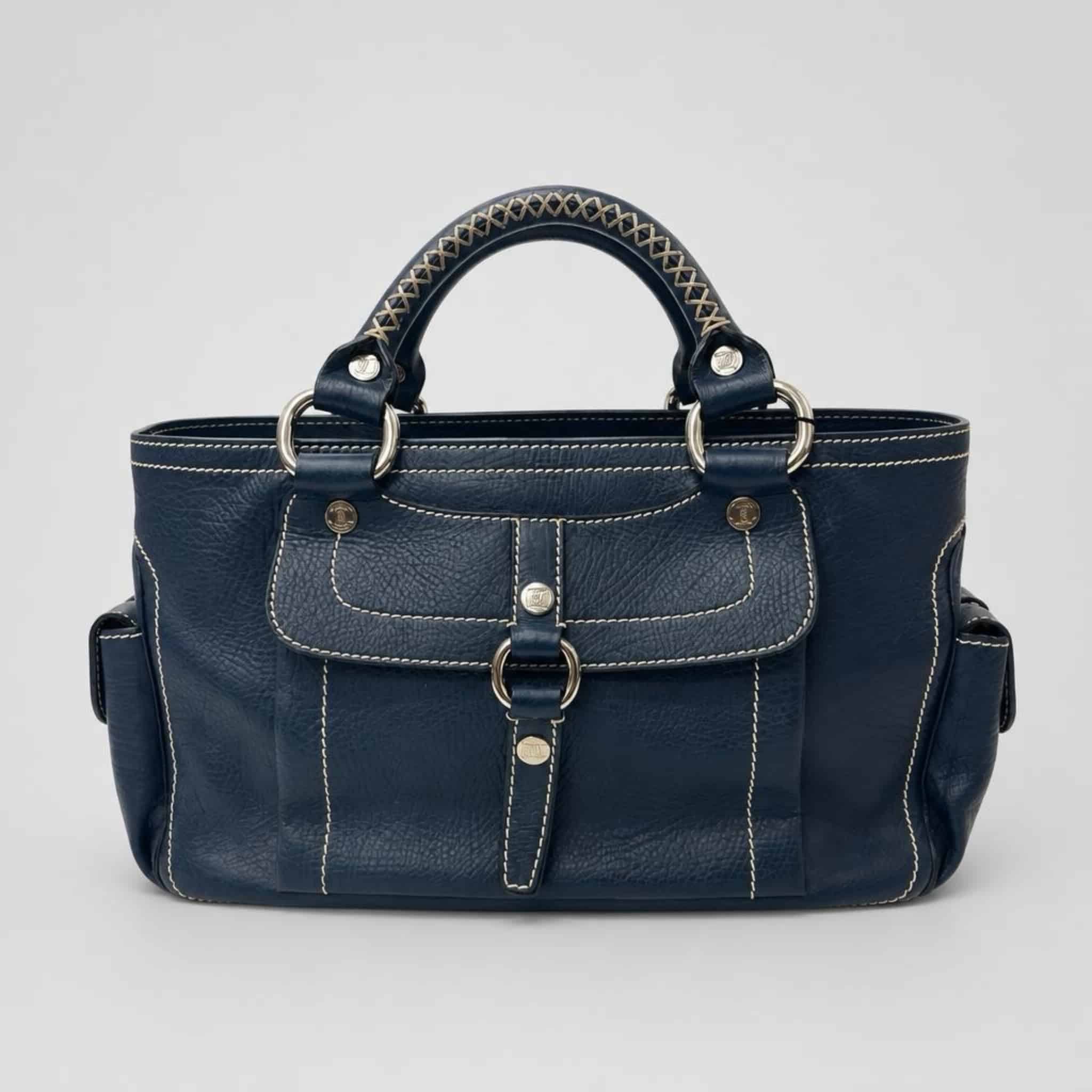 Boogie Bag di Céline in Pelle Blu