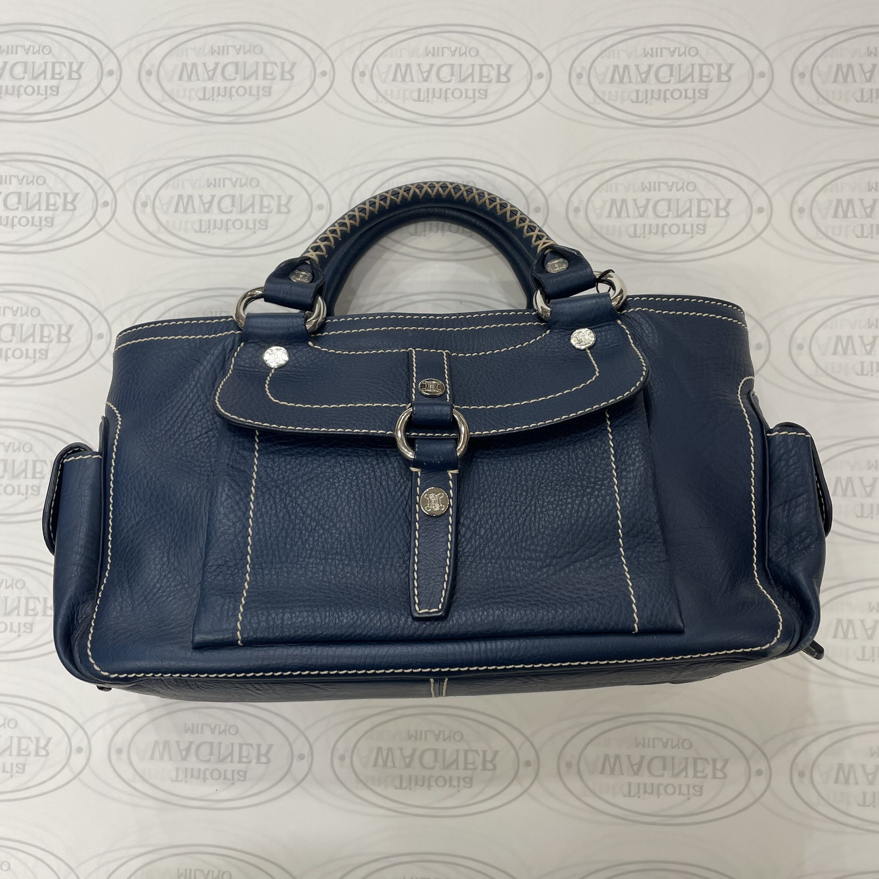 Boogie Bag di Céline in Pelle Blu - immagine 2