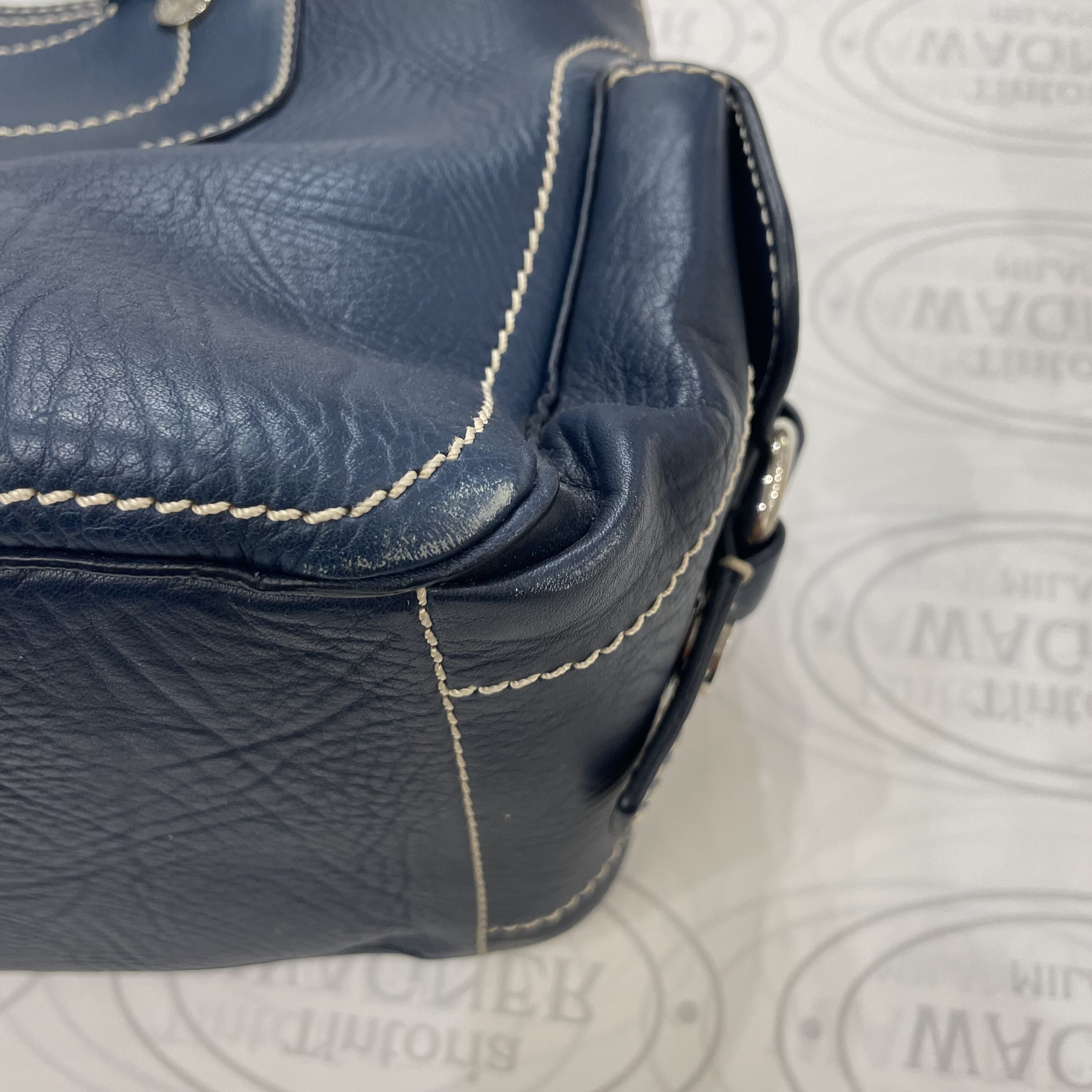 Boogie Bag di Céline in Pelle Blu - immagine 4