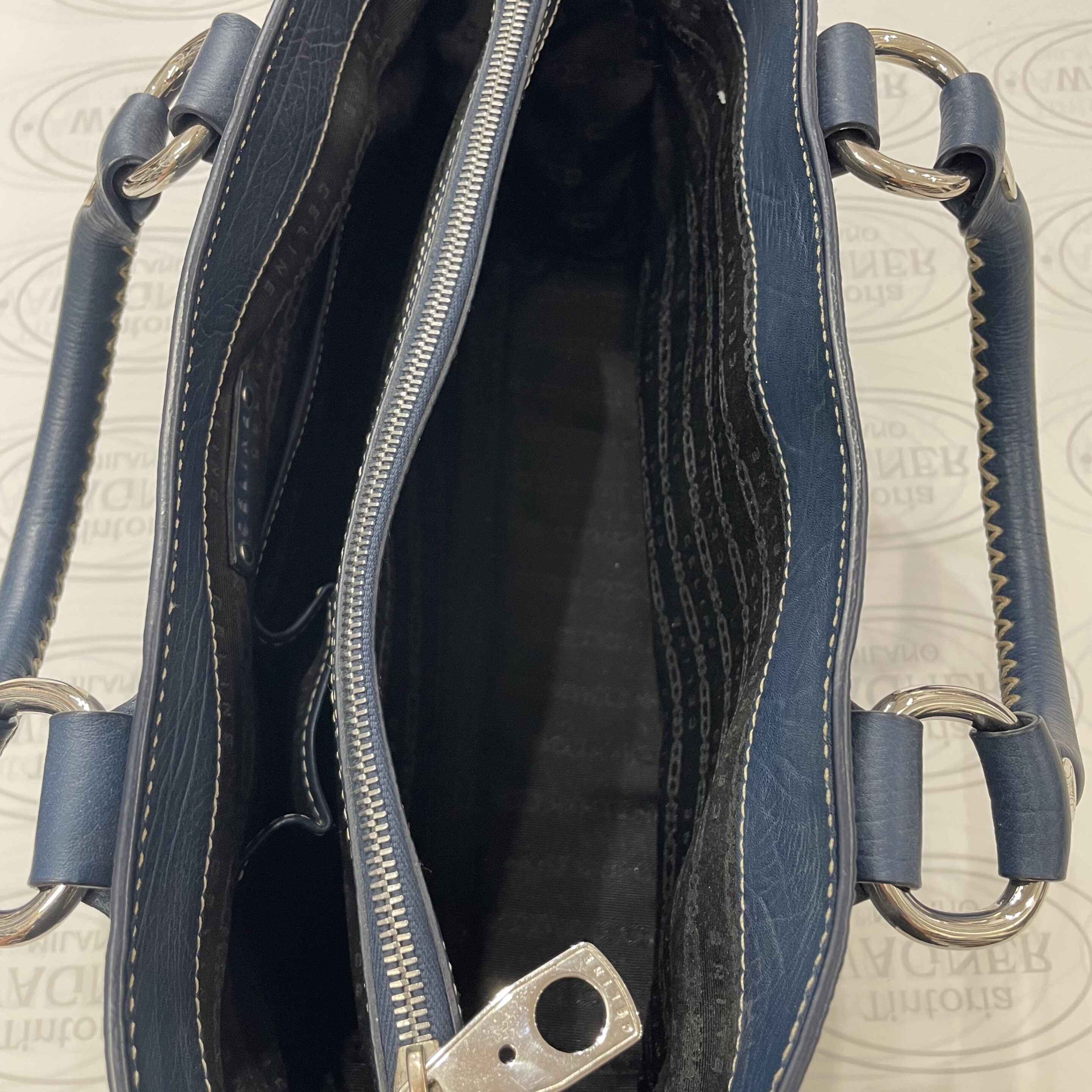 Boogie Bag di Céline in Pelle Blu - immagine 7