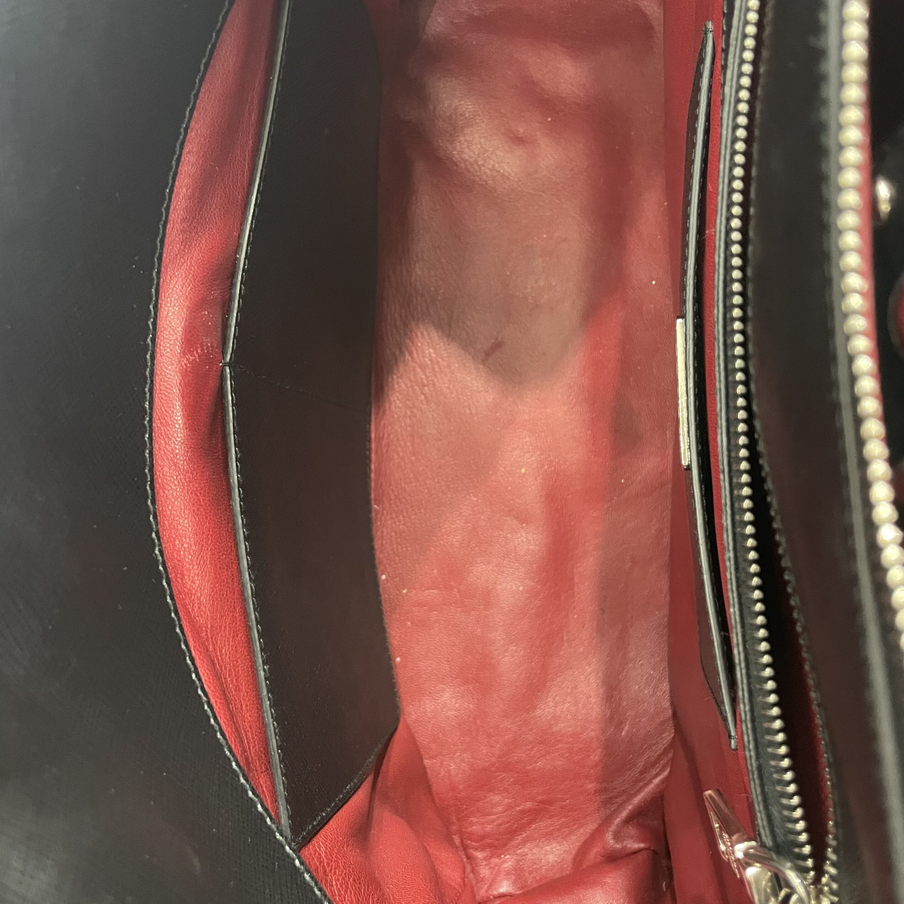 Borsa Saffiano Borchiata di Prada Nera - immagine 6